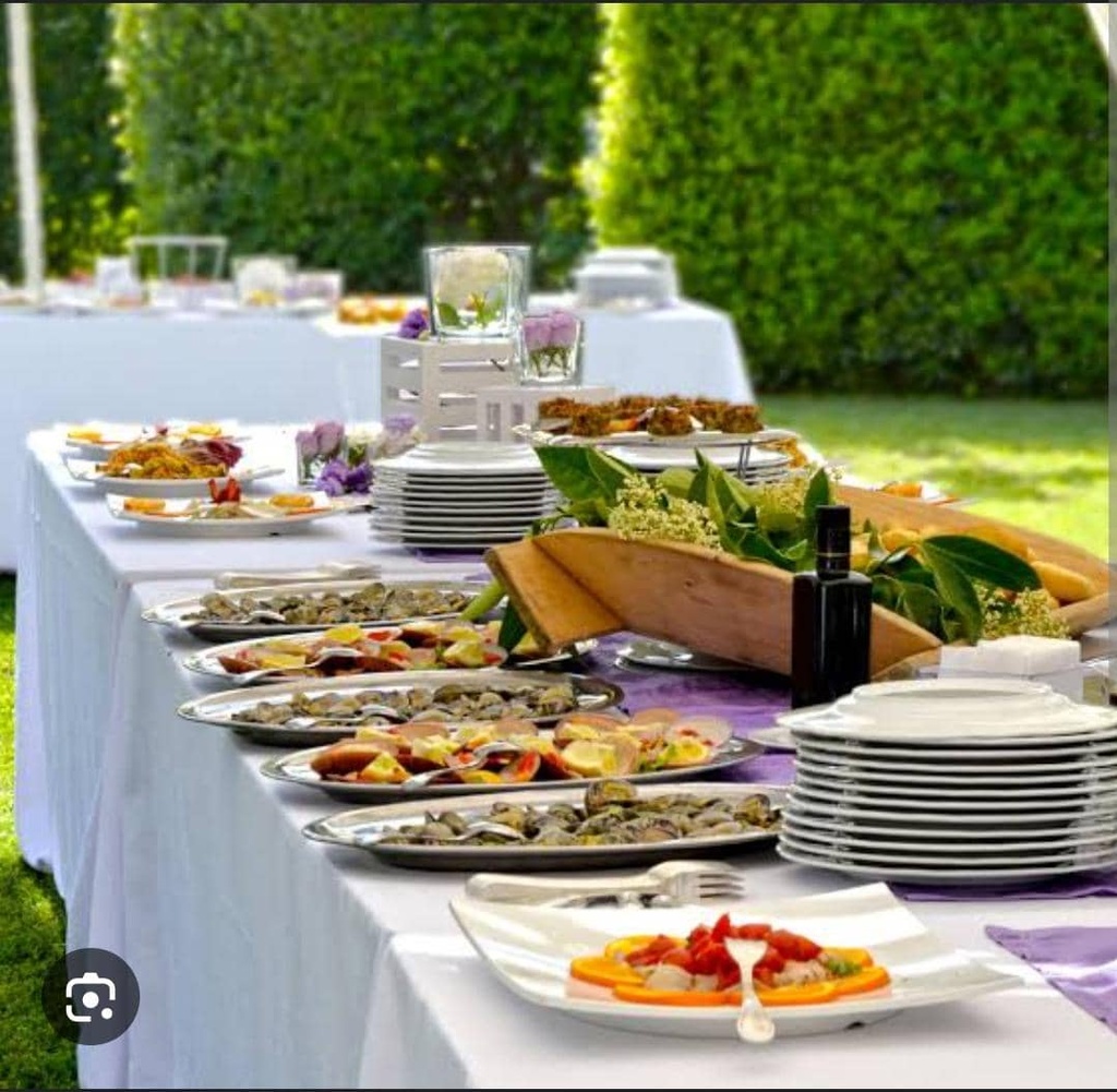 OUTSIDE CATERING 600 PER PLATE